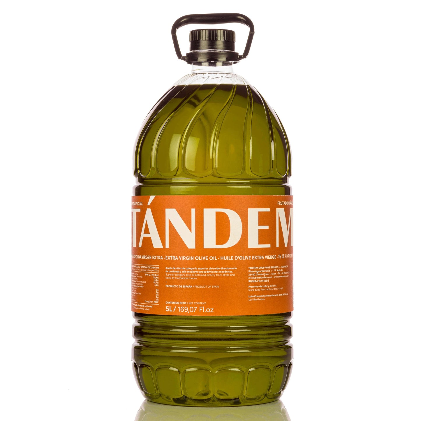 Aceite de Oliva 2025/26 Virgen Extra Tándem Reserva Familiar 5L