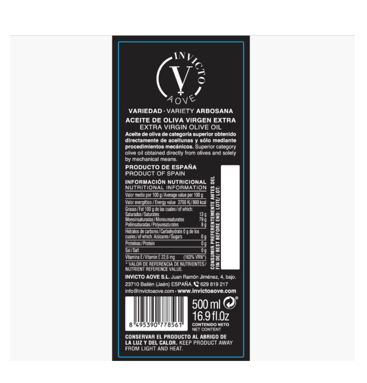 Invicto Arbosana 500 ml