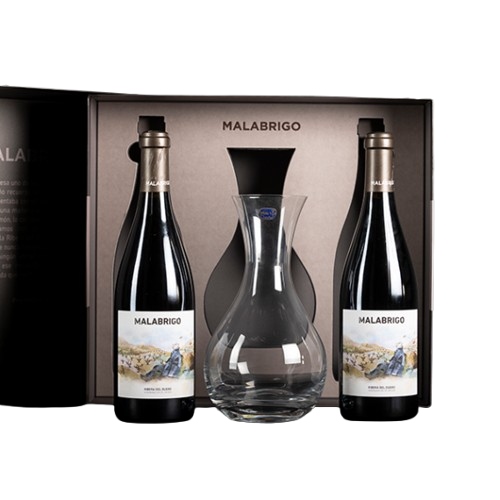 Cepa 21 Estuche Malabrigo 2 Botellas+Decantador